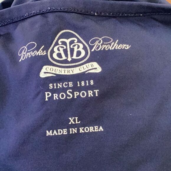 Brooks Brothers Country Club Prosport Women’s Golf Top Sz 18 Navy Blue - Picture 5 of 5
